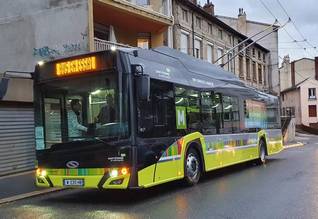Trolleybus Solaris à St Etienne
